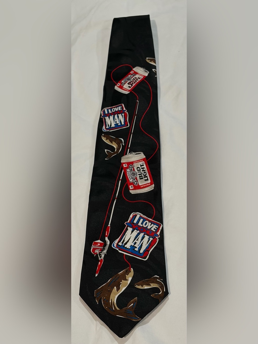Vintage Bud Light “I Love You Man” Tie